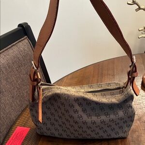Dooney & Bourke Brown Monogram Shoulder Bag